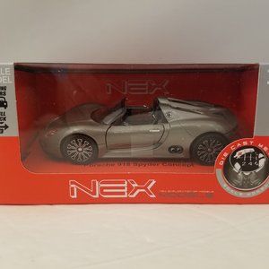 NEX Models Die Cast Metal Scale Model WELLY Porsche 918 Spyder Concept 4…